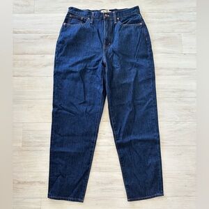 NWT Madewell Baggy Tapered Blue Jeans